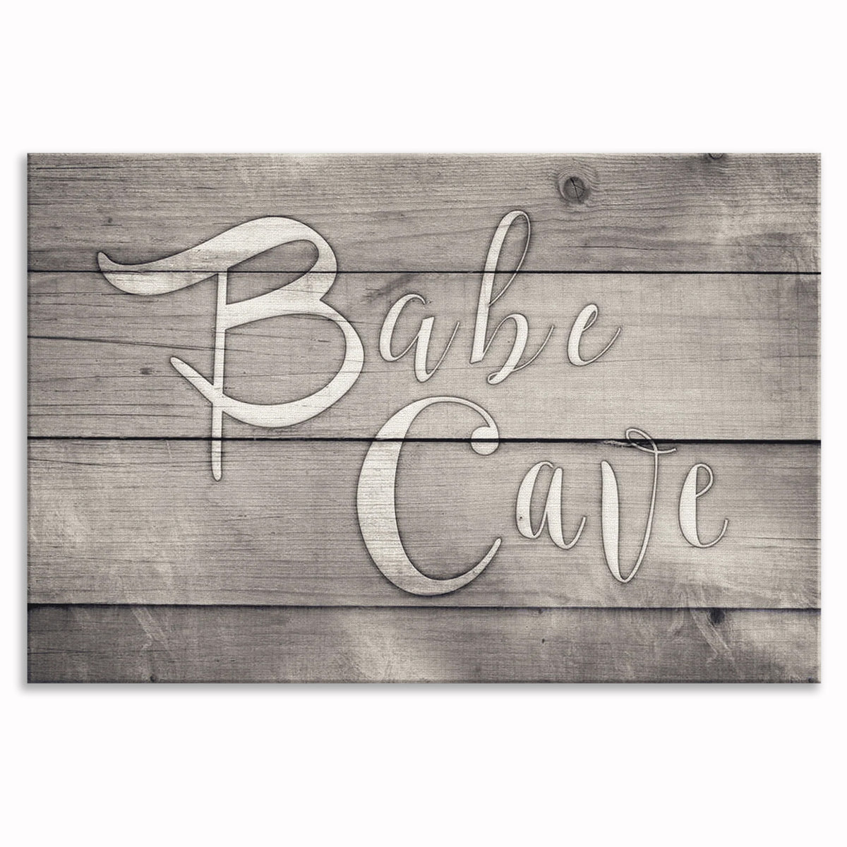 Babe Cave Canvas Wall Art – She Shed And Girls Room Decor