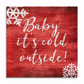 Baby It's Cold Outside Canvas Wall Art – Christmas Wall Decor