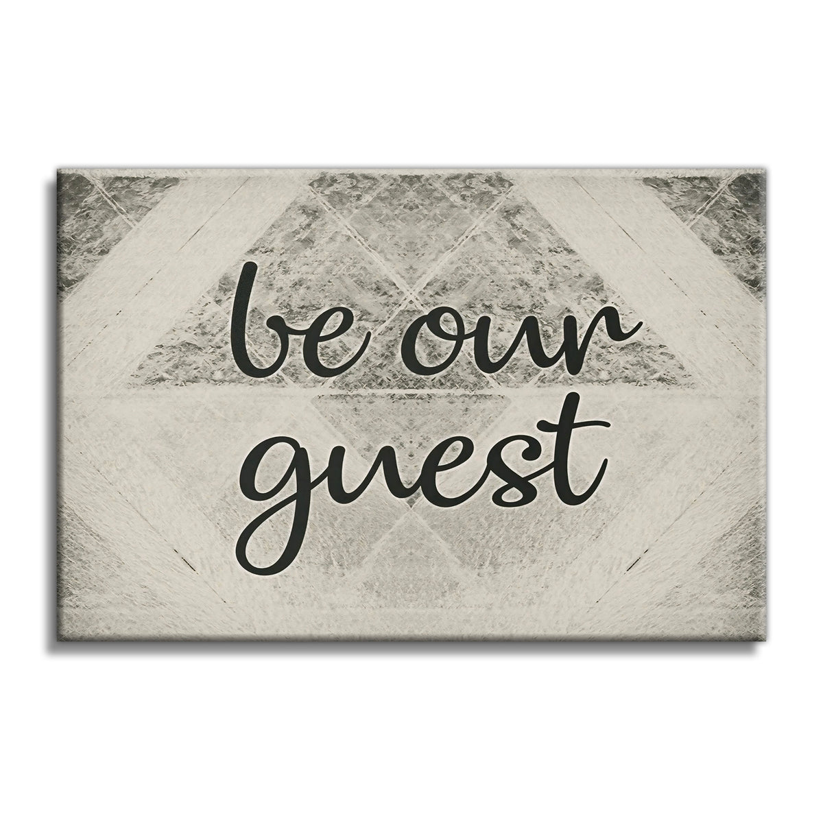Be Our Guest Canvas Wall Art – Guest Room And Airbnb Decor