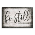 Be Still And Know That I Am God Canvas – Psalm 46:10 Wall Art