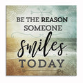 Be The Reason Someone Smiles Today Canvas – Inspirational Wall Decor