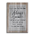 Before You Leave This Home Always Remember Canvas – Family Decor