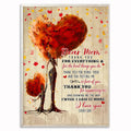 Personalized Dear Mom Thank You For Everything Canvas – Mother's Day