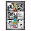 Personalized FATHER Photo Collage Canvas – Father's Day Gift
