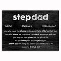 Personalized Stepdad Definition Canvas – Father's Day Gift For Bonus