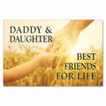 Daddy And Daughter Sunset Canvas – Father Daughter Wall Art
