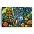Colorful Disc Golf Canvas Wall Art – Vibrant Disc Golf Gift