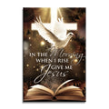 In The Morning When I Rise Give Me Jesus Canvas – Christian Wall Art