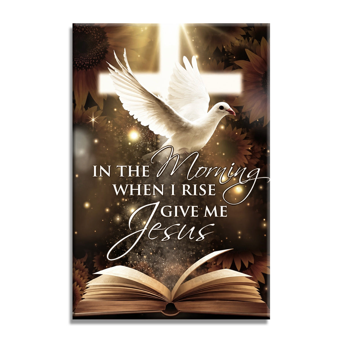 In The Morning When I Rise Give Me Jesus Canvas – Christian Wall Art