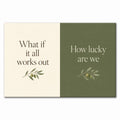 What If It All Works Out Wall Art - main image