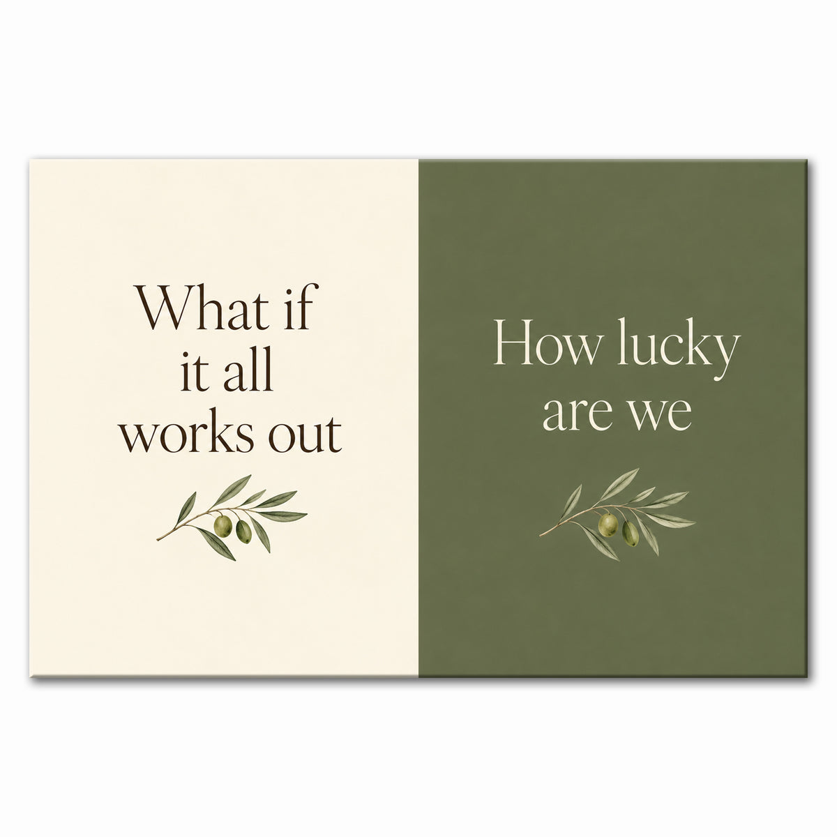 What If It All Works Out Wall Art - main image