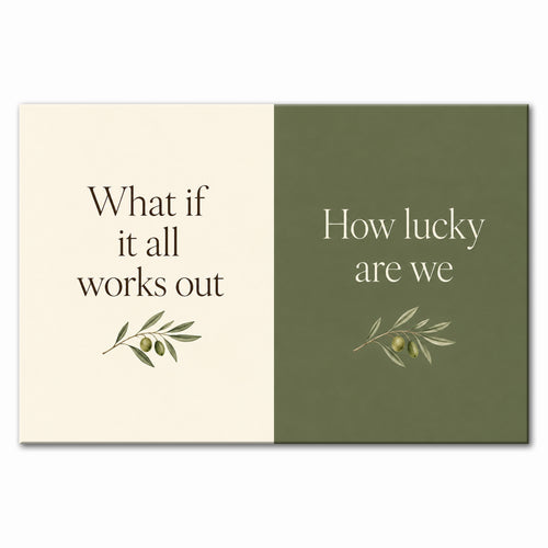 What If It All Works Out Wall Art - main image
