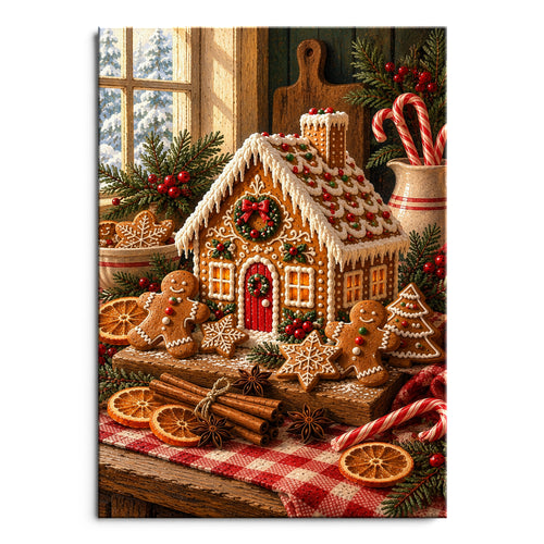 Gingerbread House Wall Art - main image