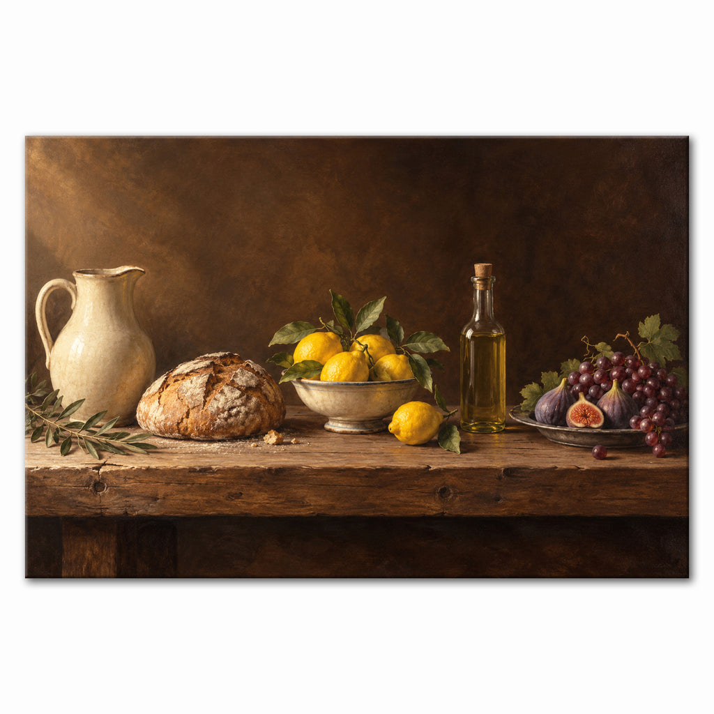 Rustic Kitchen Still Life Wall Art - main image