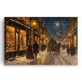 Victorian Christmas Street Wall Art - main image