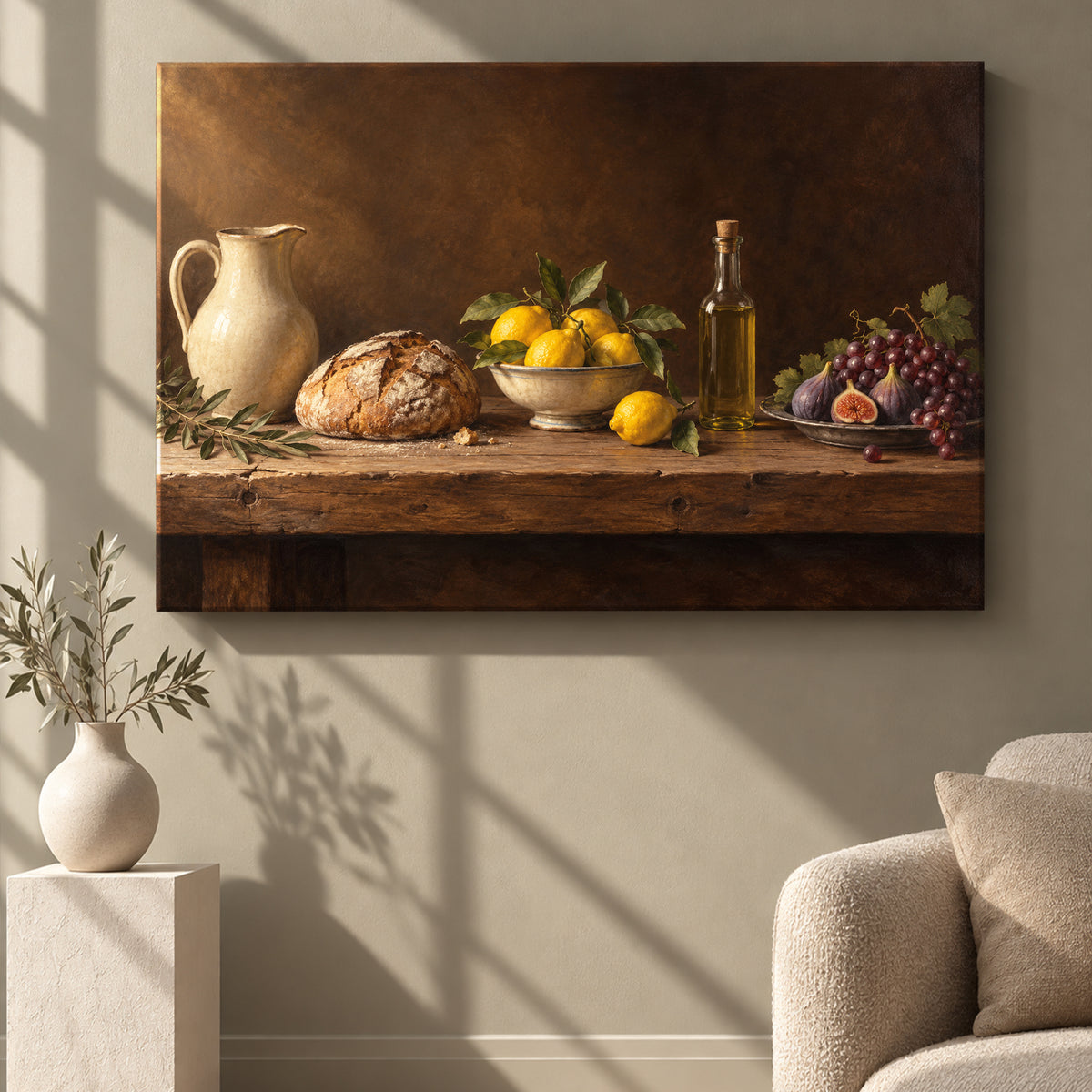 Rustic Kitchen Still Life Wall Art - room mockup 8