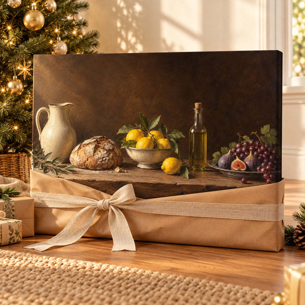 Rustic Kitchen Still Life Wall Art - room mockup 5
