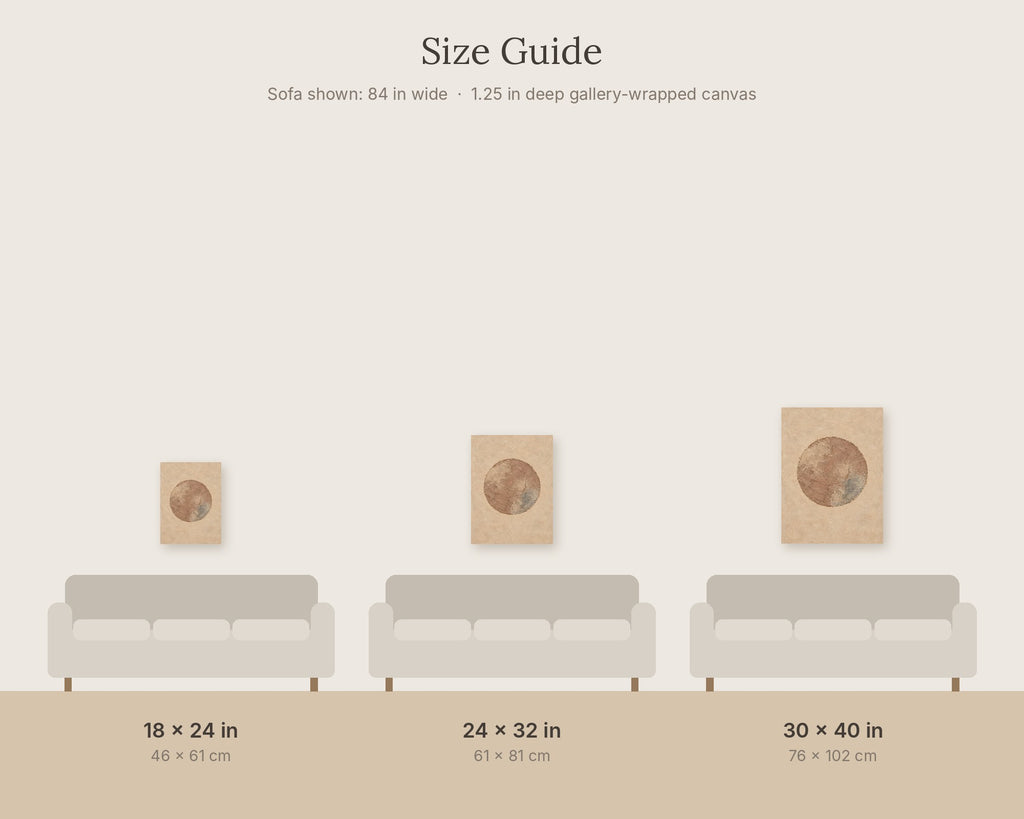 MOON size guide