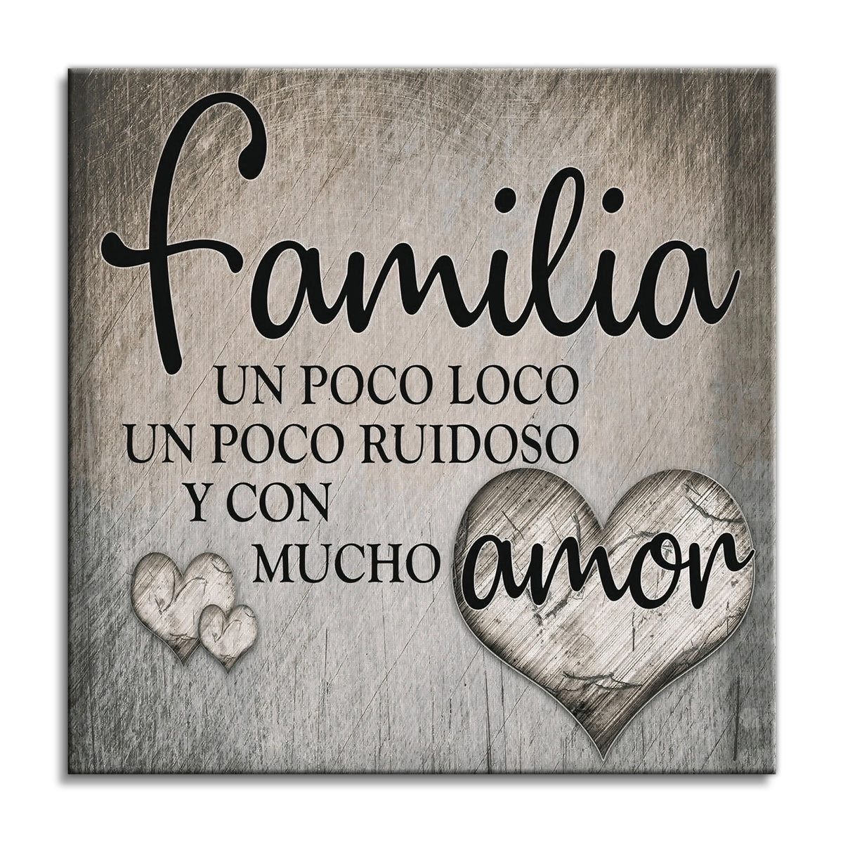 Familia Amor Canvas Wall Art – Spanish Family Home Decor