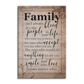 Family Isn't Always Blood Canvas Wall Art – Chosen Family Decor