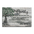 Family Tree Roots Remain As One Canvas – Family Wall Art