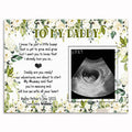 Personalized To My Daddy Ultrasound Canvas – First Father's Day Gift