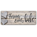 Forever And Ever Babe Panoramic Canvas – Above Bed Couple Wall Art