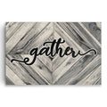 Gather Canvas Wall Art – Farmhouse Dining Room Wall Decor