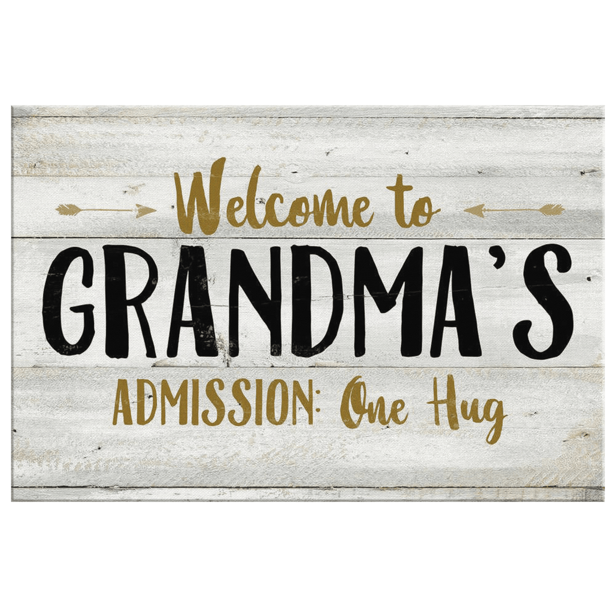 Welcome To Grandma's Canvas Wall Art – Gift for Grandma
