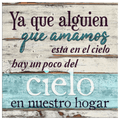 Alguien Que Amamos Esta En El Cielo Canvas Wall Art – Memorial Gift
