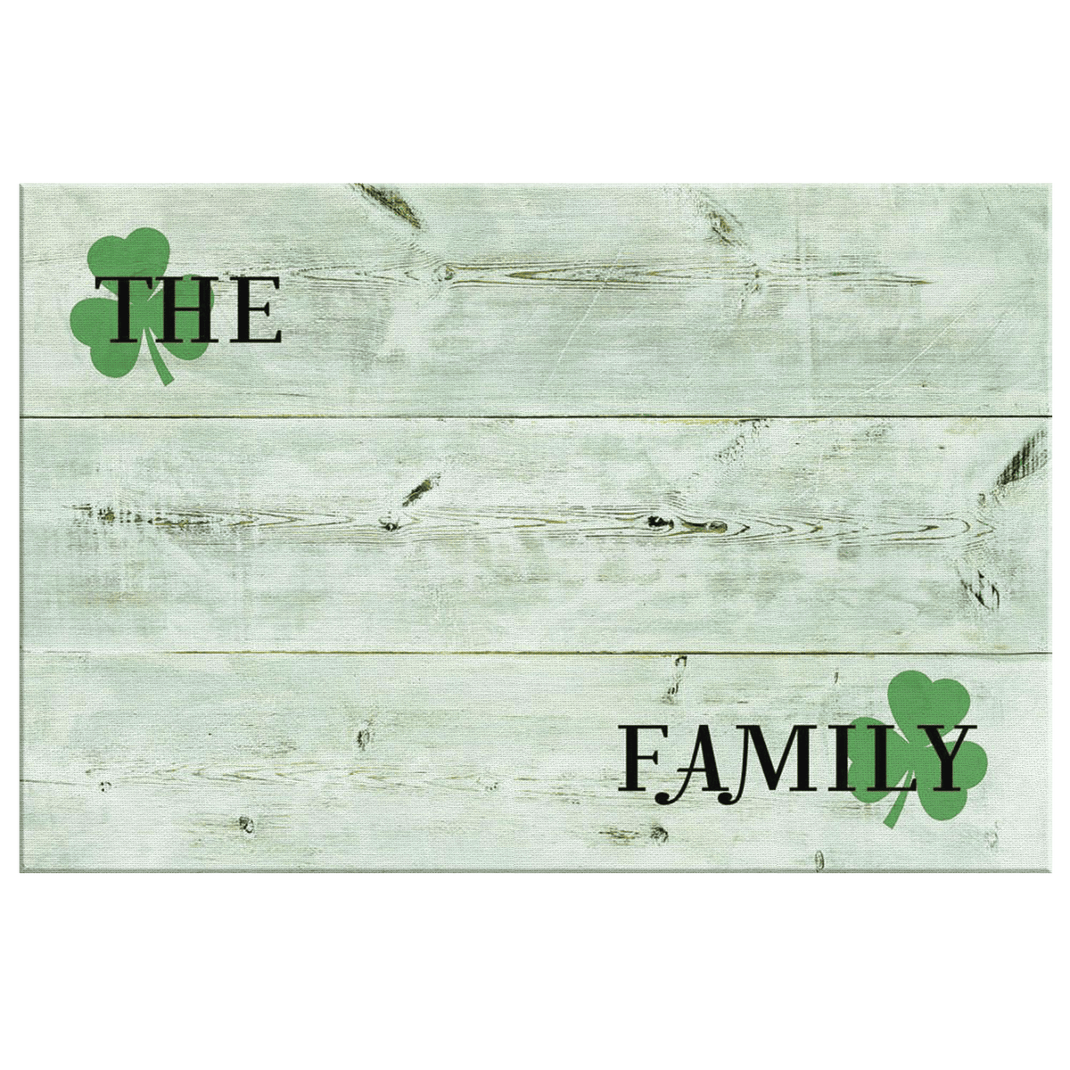 Personalized Irish Family Name Canvas Wall Art – Family Home Decor