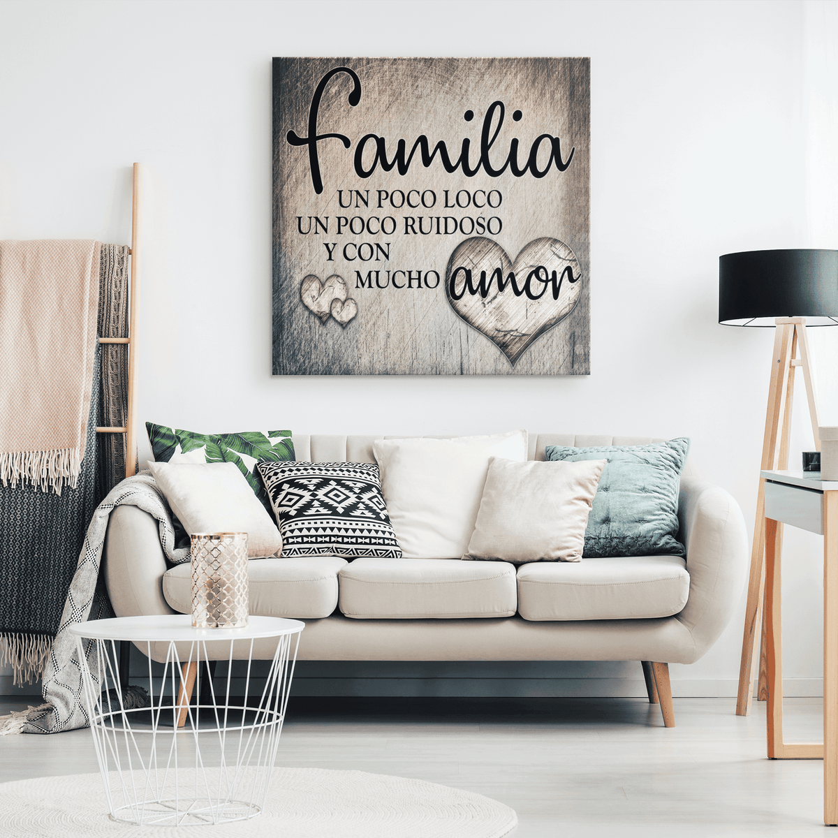 Familia Amor Canvas Wall Art – Family Home Decor