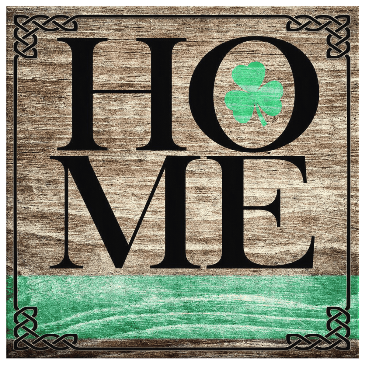 Personalized Irish Home Canvas Wall Art – Family Home Decor