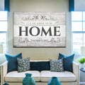 Personalized It's So Good To Be Home Rustic Canvas Wall Art – Family Home Decor
