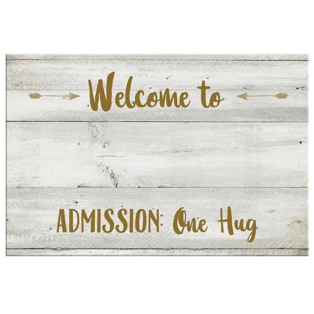 Personalized Welcome To Grandma's Canvas Wall Art – Gift for Grandma