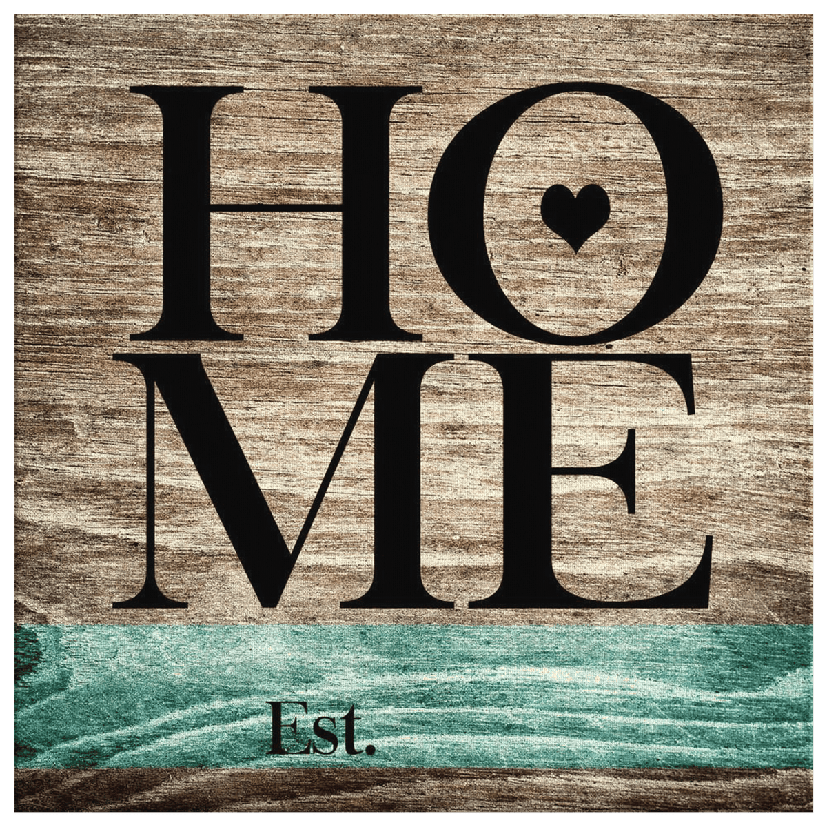 Personalized Home Canvas Wall Art – Family Home Decor