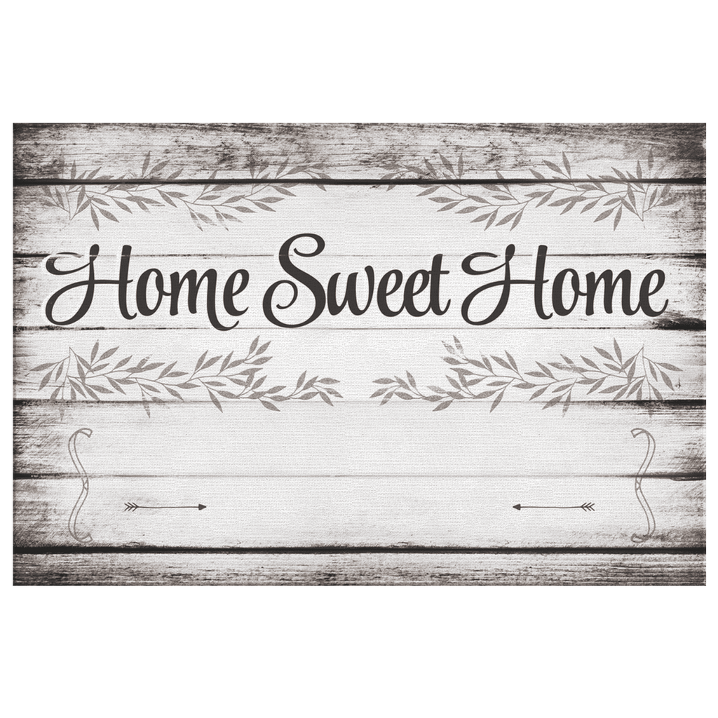 Personalized Home Sweet Home Canvas Wall Art – Family Home Decor
