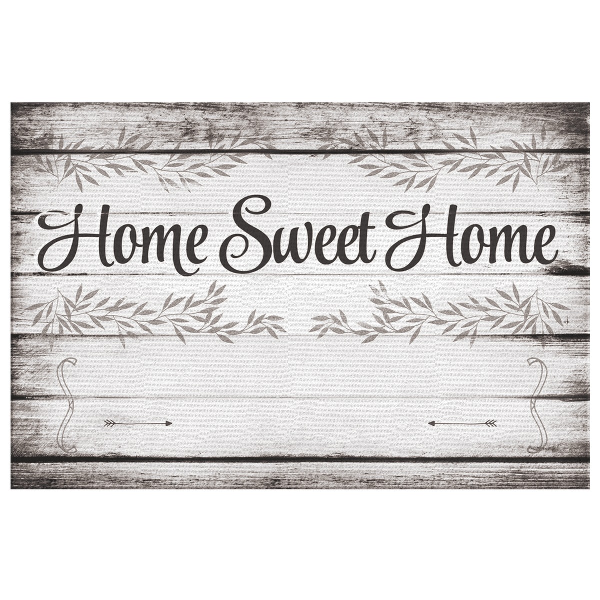 Personalized Home Sweet Home Canvas Wall Art – Family Home Decor