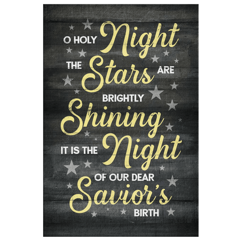 O Holy Night Christmas Canvas Wall Art – Christmas Decor
