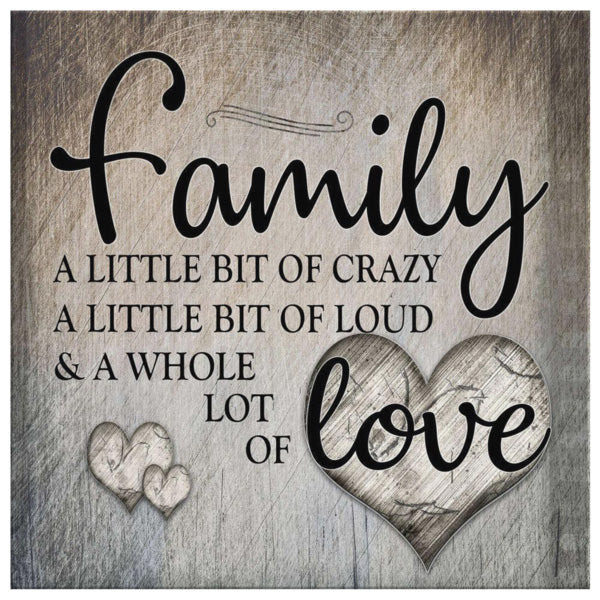 Personalized Family Love Vintage Frame Canvas Wall Art – Family Home Decor