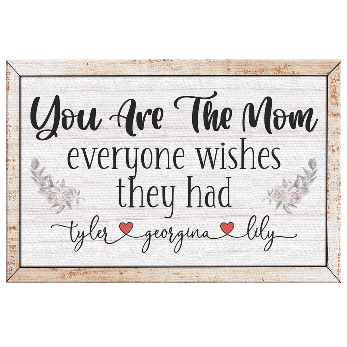 Personalized You Are The Mom Everyone Wishes They Had Canvas Wall Art – Gift for Mom