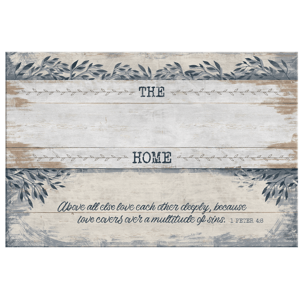 Personalized Family Home Love Each Other Deeply Canvas Wall Art – Family Home Decor