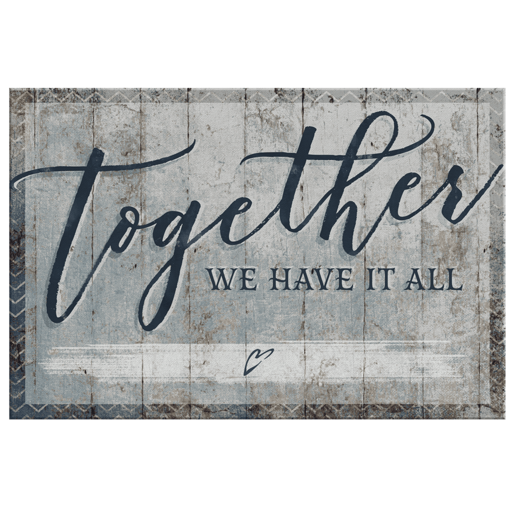 Personalized Together We Have It All Canvas Wall Art – Family Home Decor