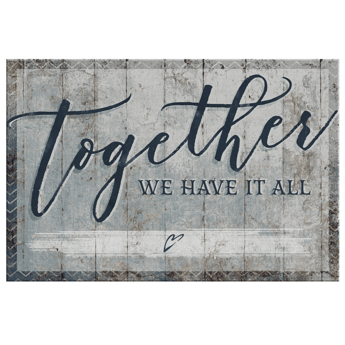 Personalized Together We Have It All Canvas Wall Art – Family Home Decor