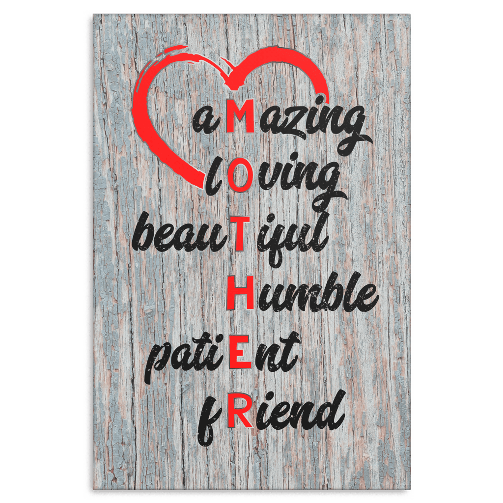 Mother Canvas Wall Art – Gift for Mom