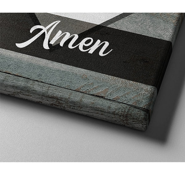 Personalized Bless The Food, Family & Love Canvas Wall Art – Kitchen Wall Decor