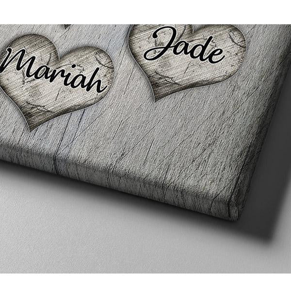 Personalized This Grandma Belongs To Canvas Wall Art – Gift for Grandma