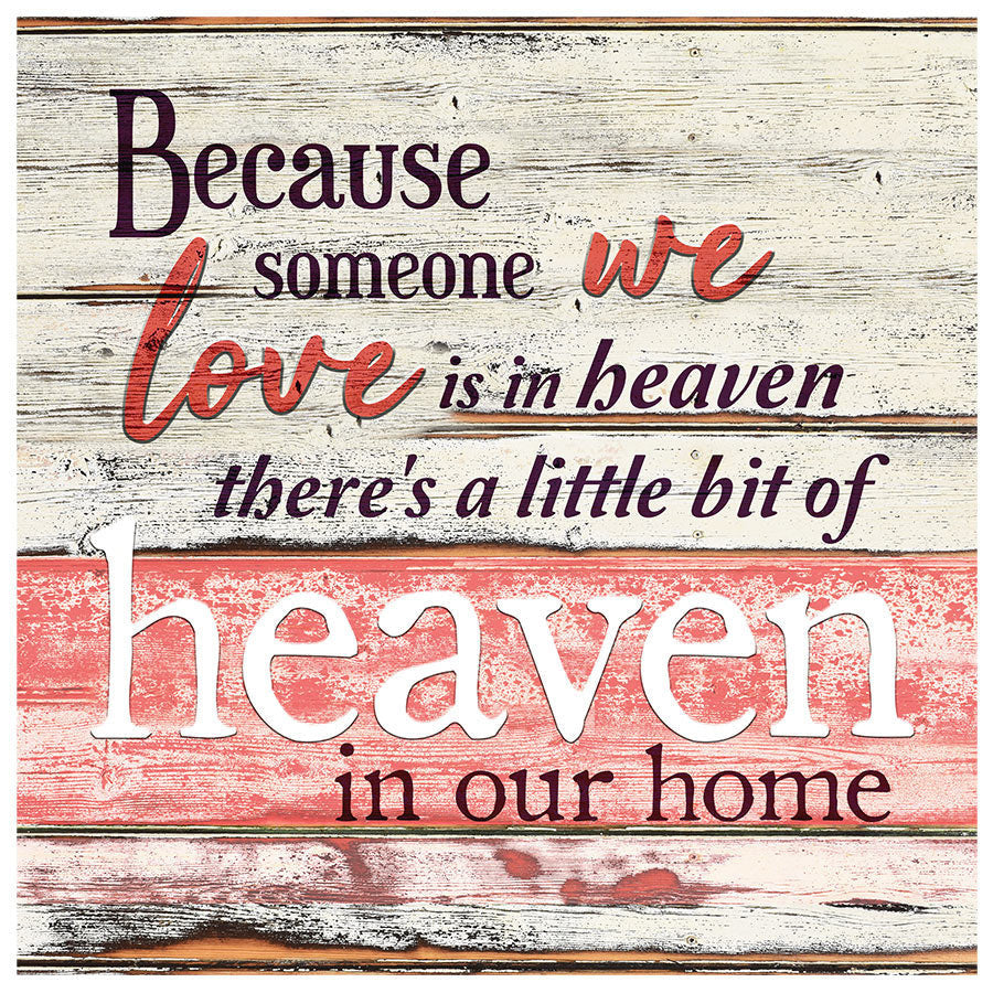 Personalized Someone We Love Is In Heaven Canvas Wall Art – Memorial Gift