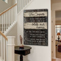 Personalized Bless This House As We Come & Go Canvas Wall Art – Christian Wall Decor