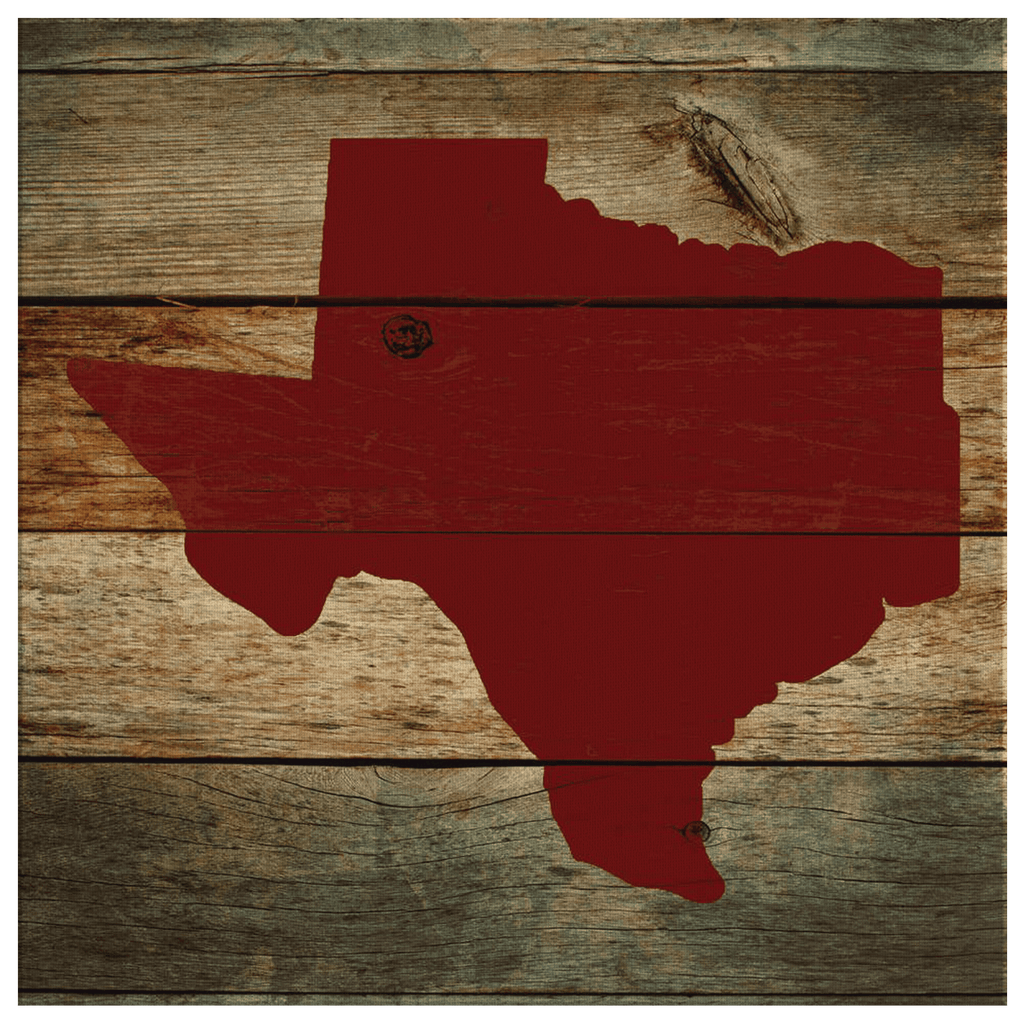 Personalized Texas Family Name Canvas Wall Art – Family Home Decor